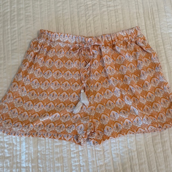 Japna Orange and Cream Patterned Pajama Set - Picture 5 of 8